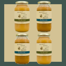 Load image into Gallery viewer, MalfroysGold1kgWildHoneyMixedX4