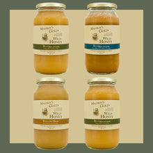 Load image into Gallery viewer, MalfroysGold1kgWildHoneyMixedX4F