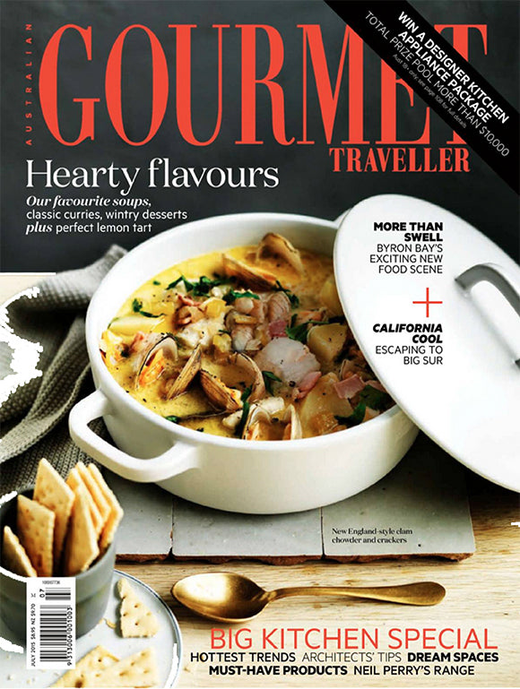 Malfroy's Gold Honeycomb in recipe Gourmet Traveller July 2015