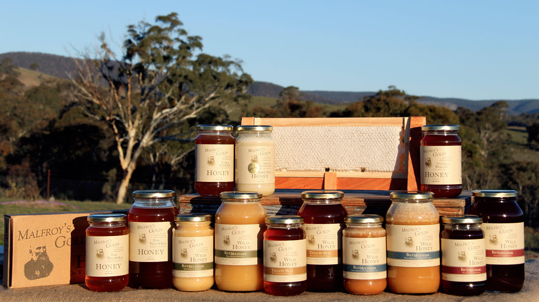Malfroy's Gold high quality products packed in local glass jars and cartons 