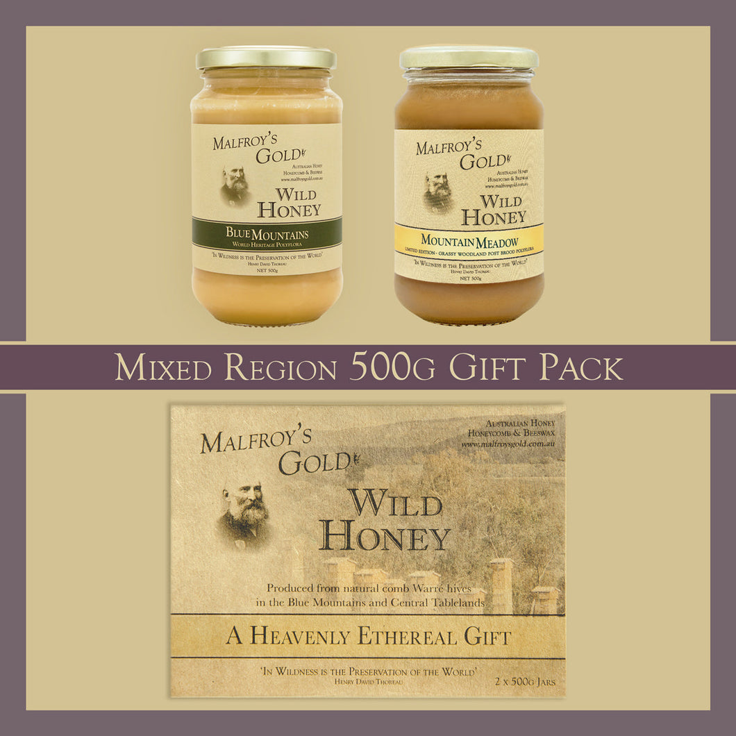 MalfroysGold500gWildHoneyMixedx2LEFG