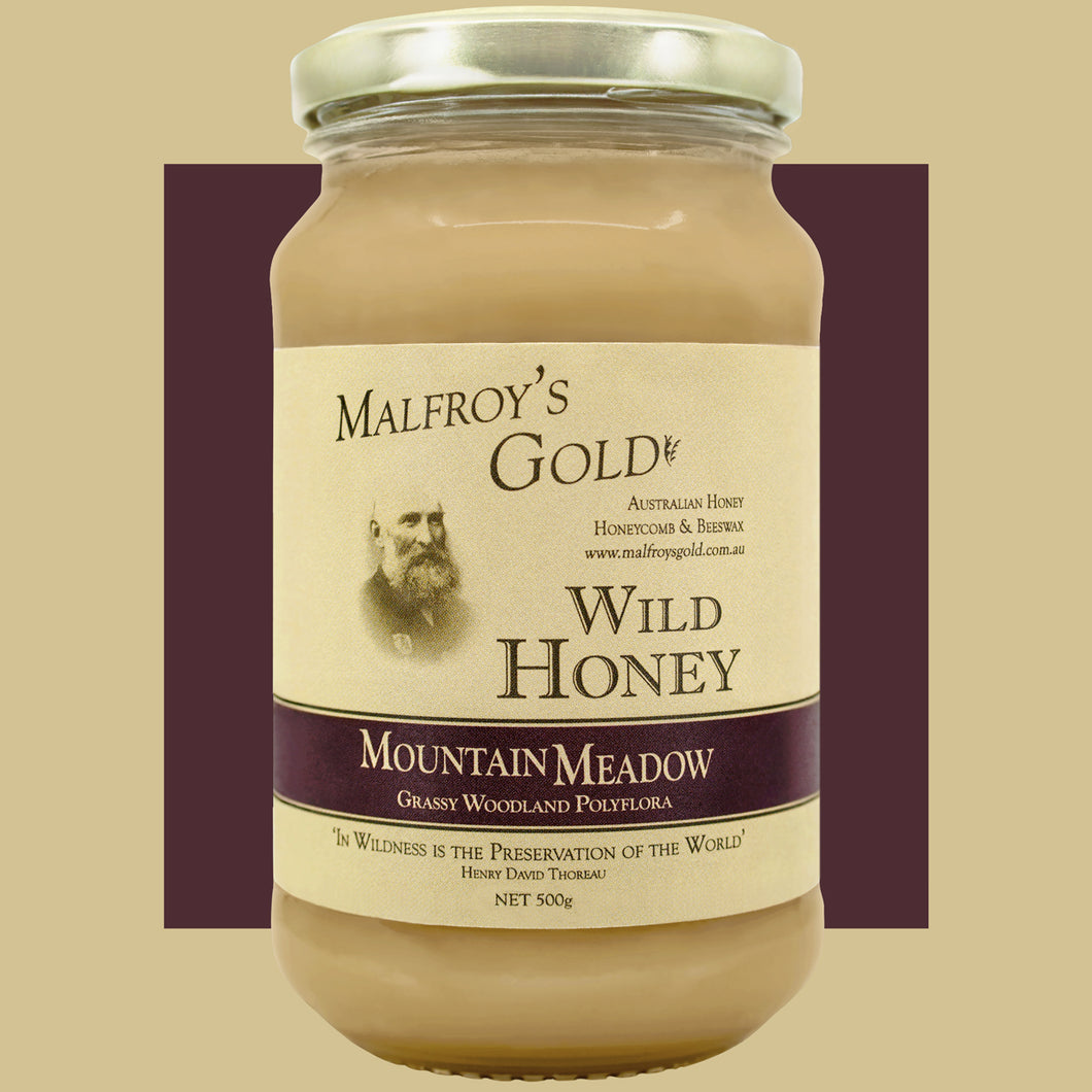 MalfroysGoldWildHoney500gMountMeadow