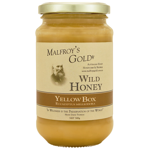 MalfroysGold500gWildHoneyYellowBox